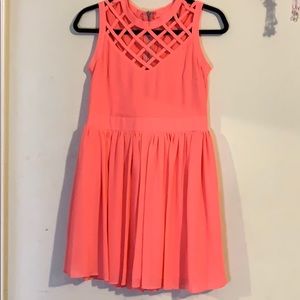 Neon Orange Dress